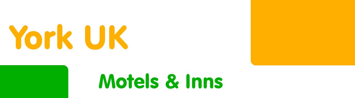 Best motels & inns in York UK - Rating & Reviews
